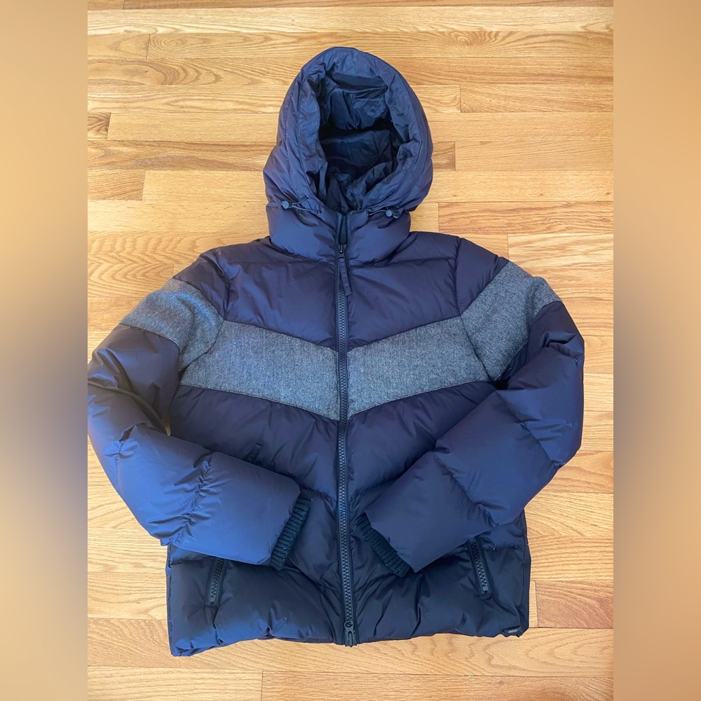 MPG Black and Grey Puffer Jacket